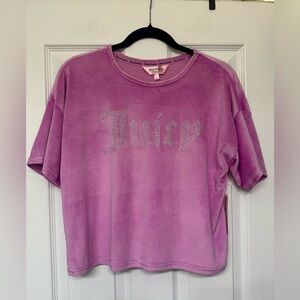 Juicy Couture Pajama Velour Top athleisure loungewear